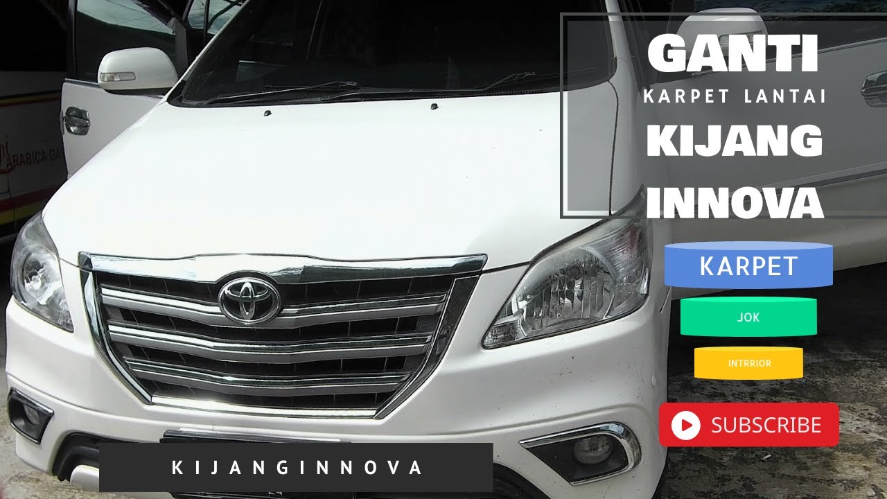 Ganti karpet lantai innova 2014