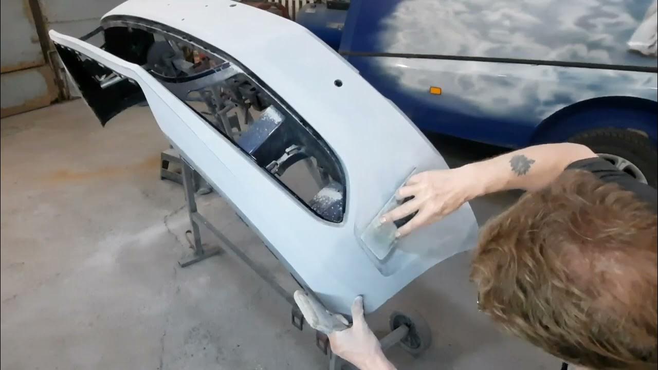 Шпаклюем крышу авто