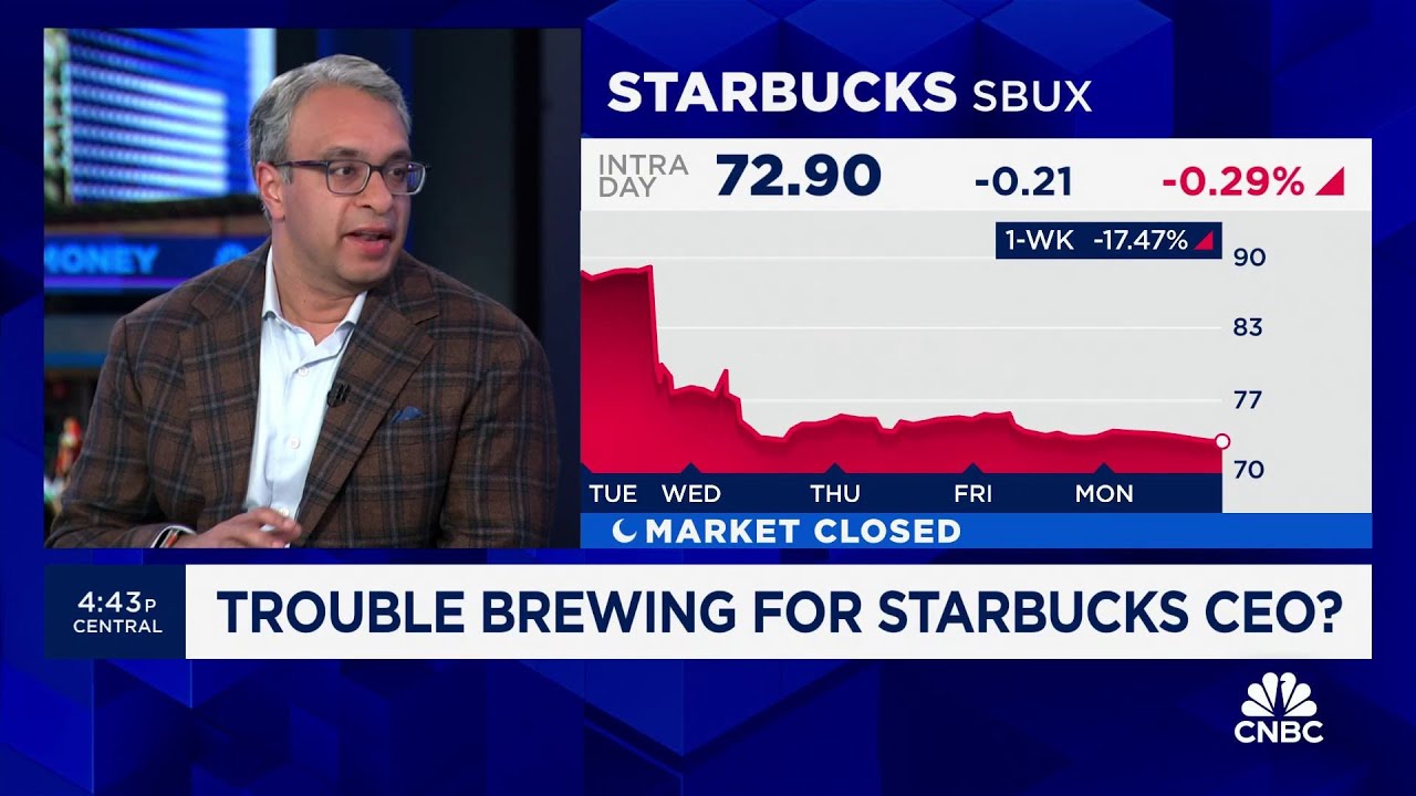 Read more about the article Author Gautam Mukunda talks headwinds facing Starbucks – CNBC Television