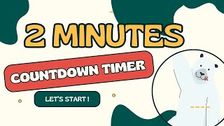 WHITE POLAR BEAR COUNTDOWN! 2:00 🐻‍❄️ timer from 2 minutes to zero in minutes and seconds/ 120"' - 0 Wealth