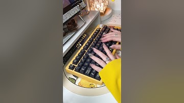 ASMR Qwertykey QK75n Keyboard Sound Test Thocky Creamy Satisfied Tapping