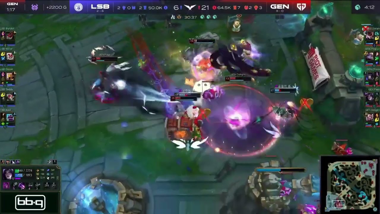 GenG Peyz Gets A Crazy Pentakill On Kaisa Out Of Nowhere