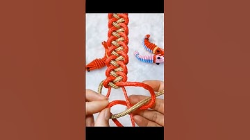 Hướng dẫn cách đan dây cực đẹp #shorts