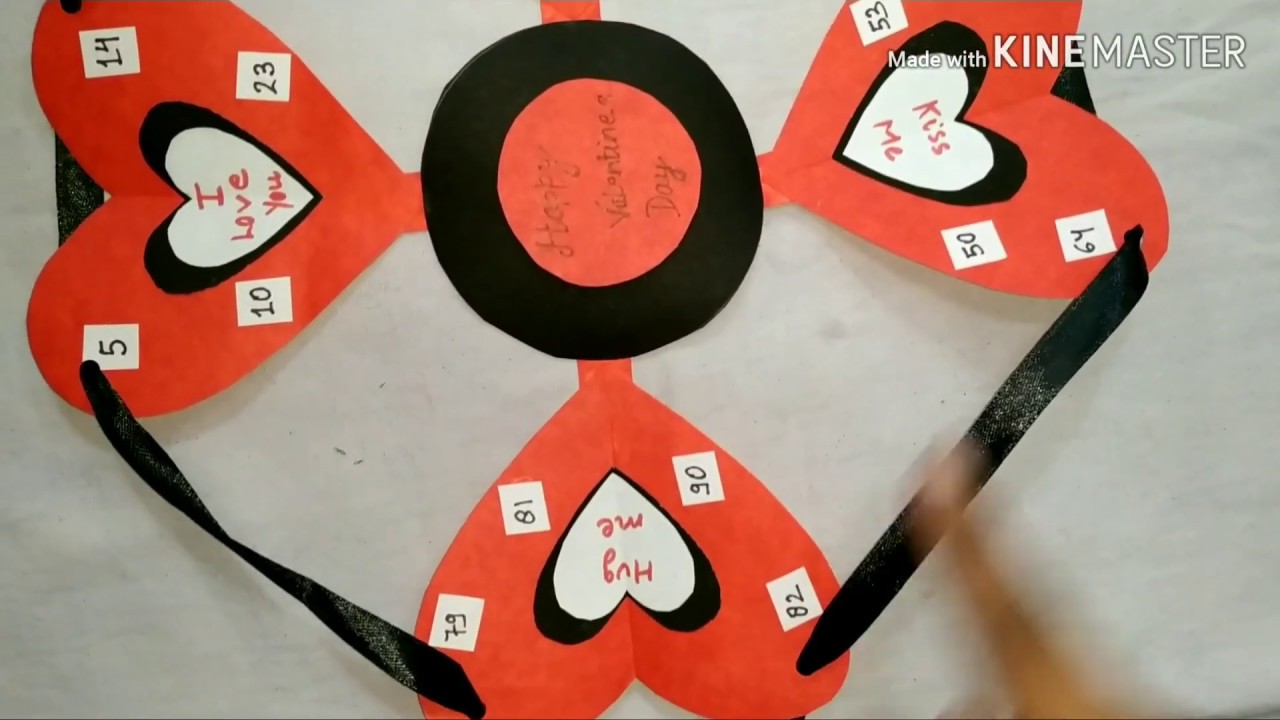 valentines day housie ticket tambola ticket easy and quick craft
