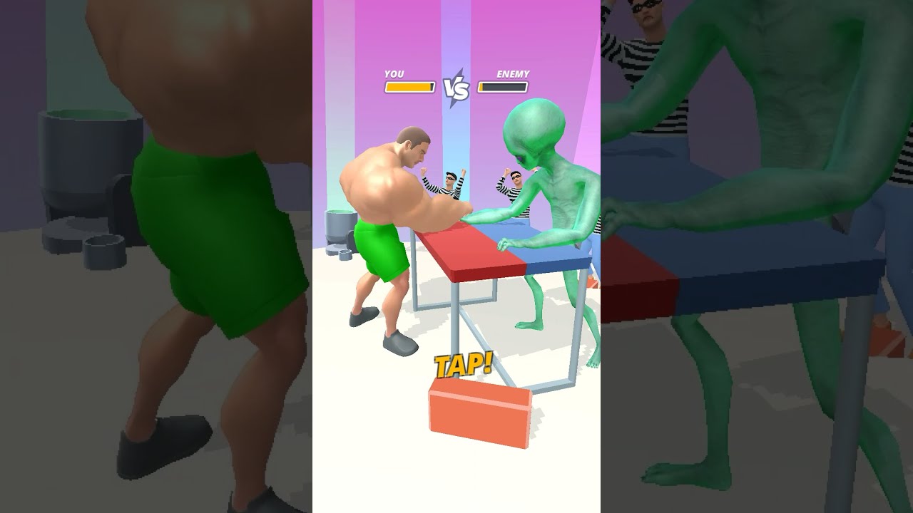 Muscle Rush Smash running Gameplay All Levels Android iOS