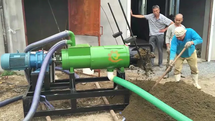 Stainless steel pig manure dehydrator machine,cow dung dewatering machine