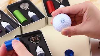 ⛳✨ Personalized Golf Ball Stamp & Marker Set