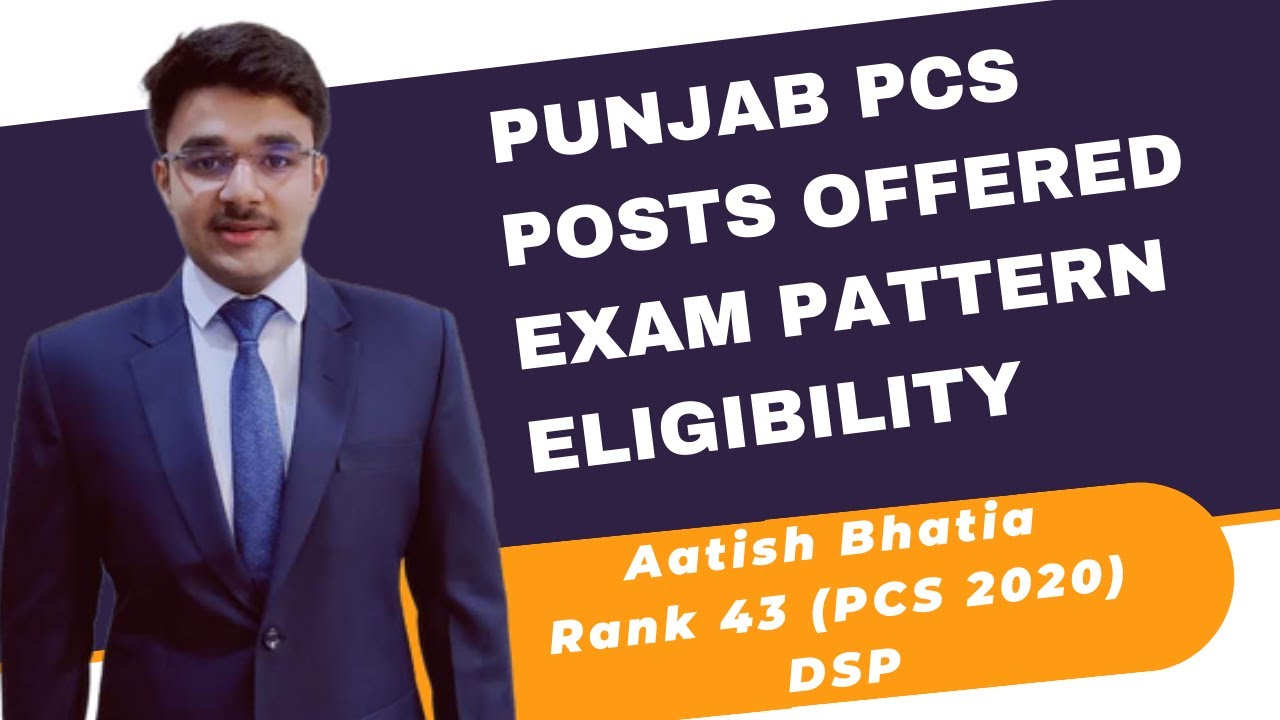Punjab Civil Services Exam PCS Pattern Posts Eligibility by