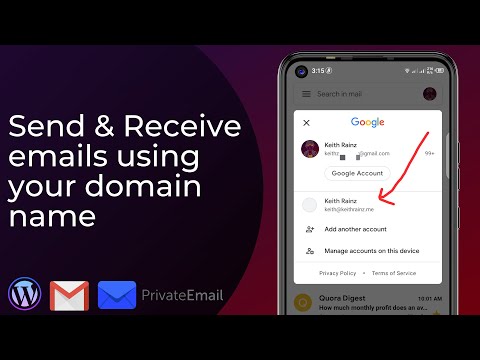 How to send and Receive emails using your domain name for free