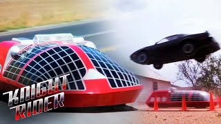 KITT Stops The Ferret In Its Tracks | Knight Rider