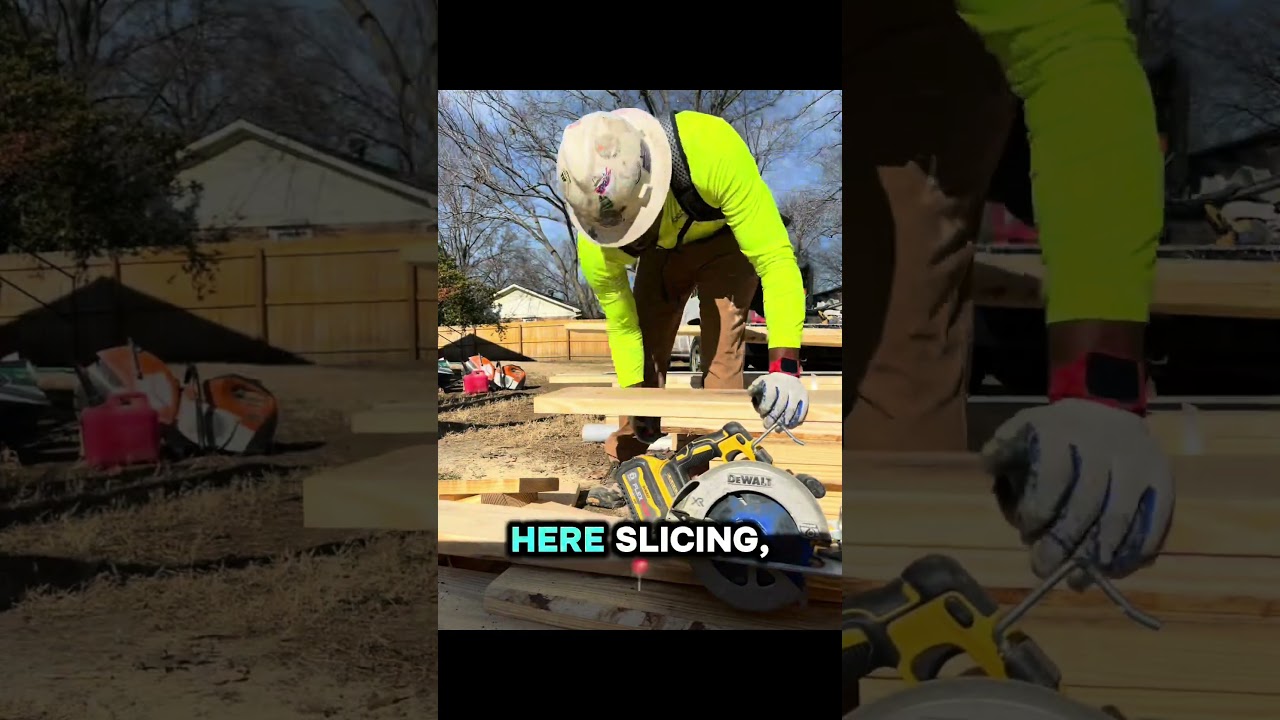 Crawl space framing; Joist template explained