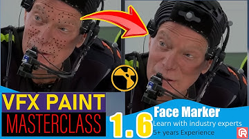 Face Marker Removal | VFX Paint Master Class |  Module 1.6