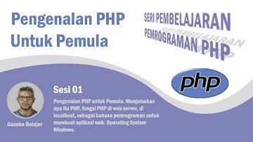 Belajar PHP - Pengenalan PHP untuk Pemula