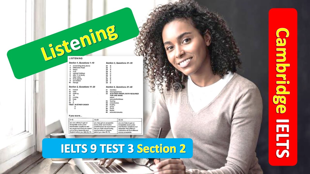 Cambridge IELTS 9 TEST 3 Listening Section 2 | Cambridge IELTS ...