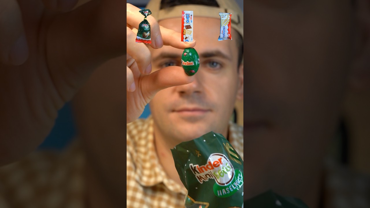 NEW KINDER HAZELNUT MINI EGGS EATING AND RATING 