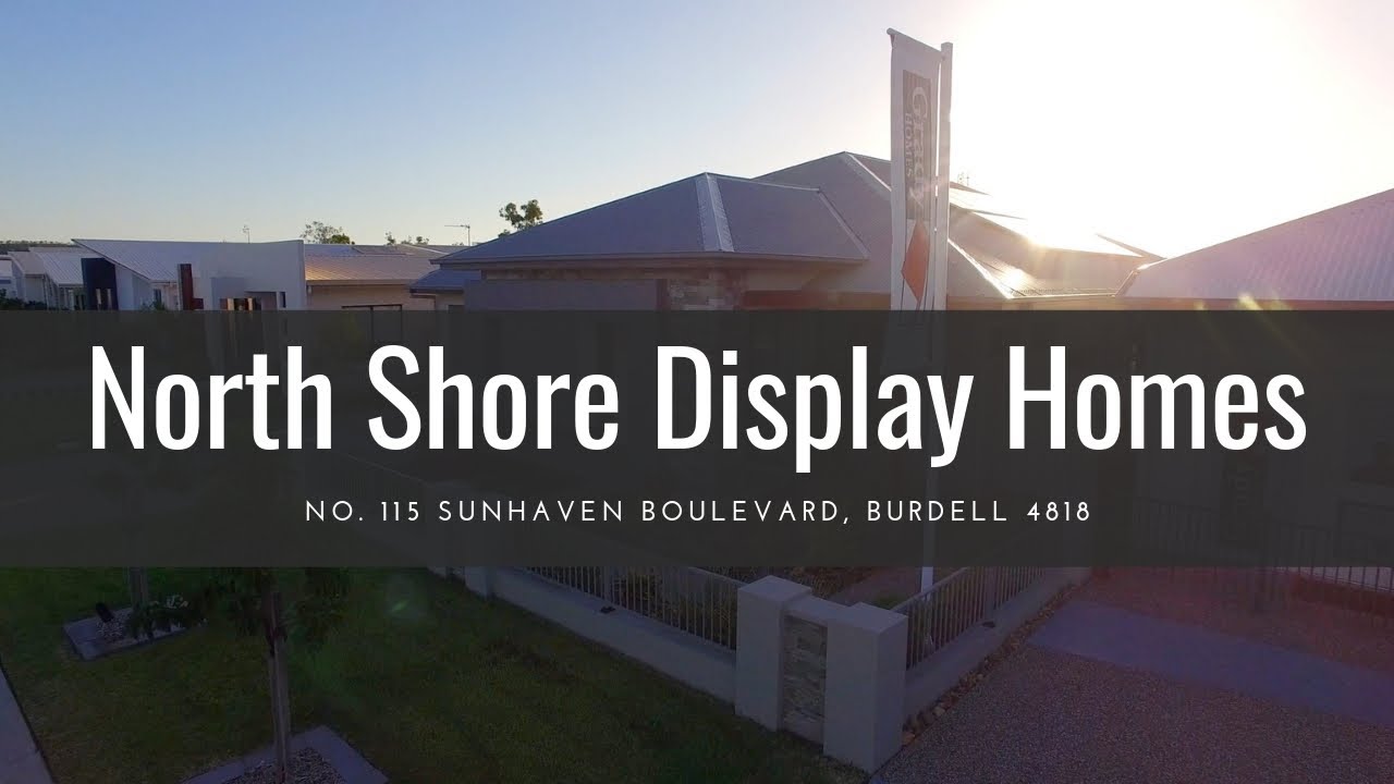 Real Estate Aerial Footage North Shore Display Homes Townsville