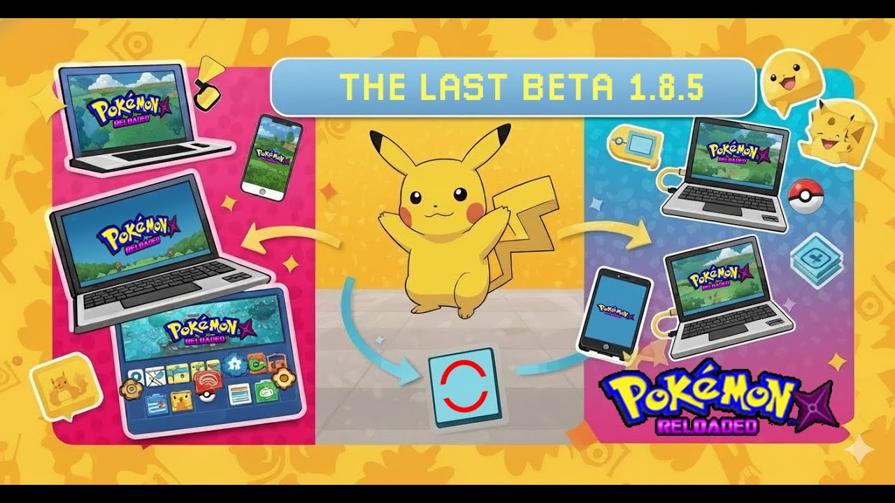ACTUALIZAR pokemon reloaded 1.8.5 the last beta Sin Fallar en el Intento