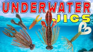 UNDERWATER FOOTAGE OF FINESSE JIGS + BEST JIG TRAILERS!