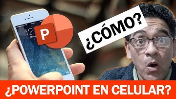 ¿Cómo? PRESENTACIÓN de POWERPOINT con CELULAR