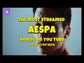 Capture de la vidéo The Most Streamed Videos On You Tube - Aespa - Hpopshop Kpop