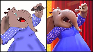Celebrity Sing - Meena Sings Scene - Fandango Family | Funny Drawing Memes Net Worth
