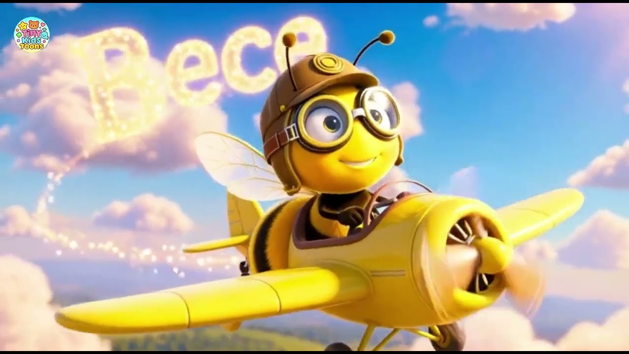 Busy Bee’s Letter Plane 🐝✈️ | Learn ABC Letters for Kids | Alphabet Learning Adventure