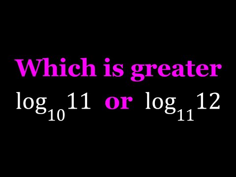 Comparing log_10(11) and