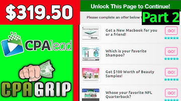 How To Drive Traffic To Cpagrip Offers & Content Lockers Part 2 (Beginner Friendly)