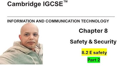 ICT 0417 Chapter 8 - Safety and Security 8.2 ESafety part 2 personal Data