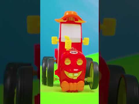 🧑‍🌾 Tratores Loucos na Fazenda 🚜🤪 Muita Diversão Infantil! | Kidibli #shorts