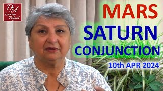 Mars Saturn Conjunction - 10th Apr 2024 - Working On The Inner Core Through The Pisces Energy