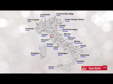 Video: Mapa de las regiones italianas