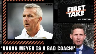 He's a bad coach! 👀 - Dan Orlovsky on Urban Meyer getting fired by the Jaguars | First Take