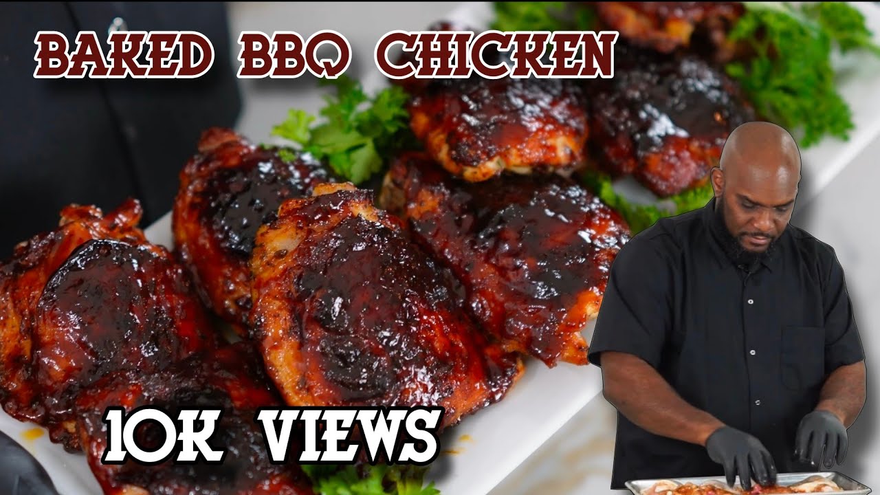 JUICY Baked BBQ Chicken in the Oven - YouTube