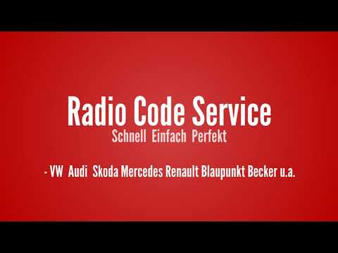 AUDI RADIO CODES Online Audi Radio Decoding, Guaranteed with Serial Pin