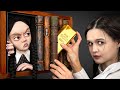 Diy bookshelf in the style of the addams family