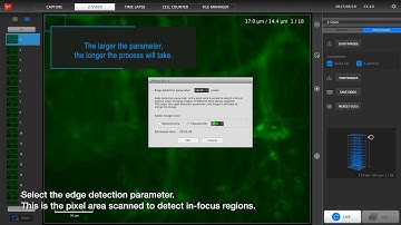 Z-stack: Focus stacking onboard the CELENA® S