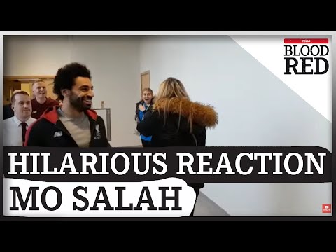 The hilarious reaction Liverpool FC's Mo Salah got from staff during visit to Alder Hey