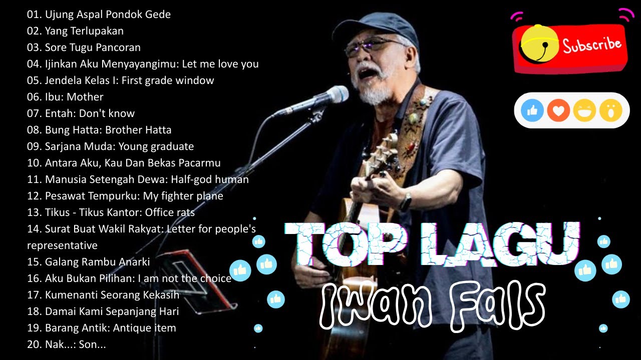 TOP LAGU IWAN FALS 🎶 Teman Setia Orang Kerja & Lembur