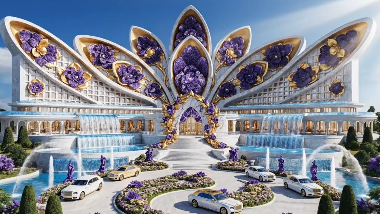 “The Most Luxurious Celestial Purple Palace Ever Built – The Ultimate Luxury Train Experience”