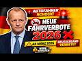 🚗 Schock für Autofahrer | Deutschland startet neue Fahrverbote | Strafen ab März 2026