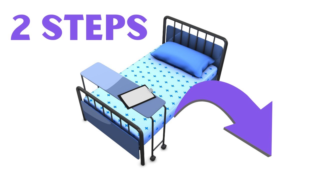 Get out of Bed. Getting out of Bed. Handle of the Bed. Easy steps 2