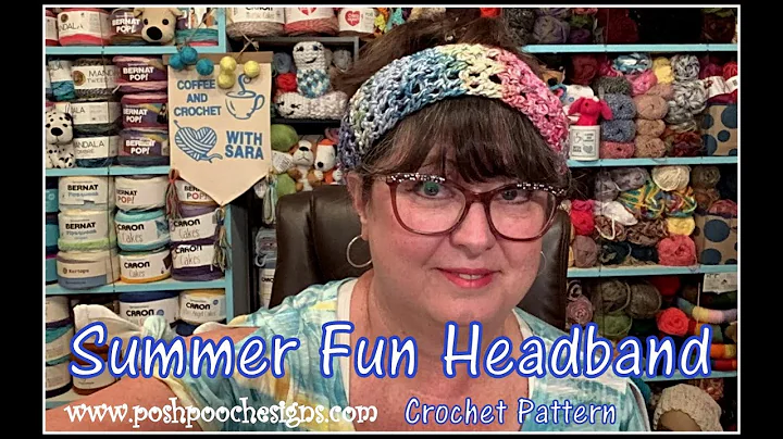 Get ready for summer with this adorable crochet headband pattern