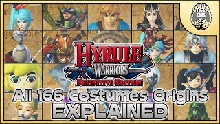 All 166 Costumes Origins EXPLAINED - Hyrule Warriors Definitive Edition (Switch)