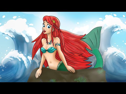 인어 공주 이야기 + 백설공주 와 일곱 난쟁이 | 만화 | 어린이를 위한 동화 | 만화 애니메이션