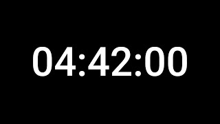 4 Hour 42 Minute Countdown