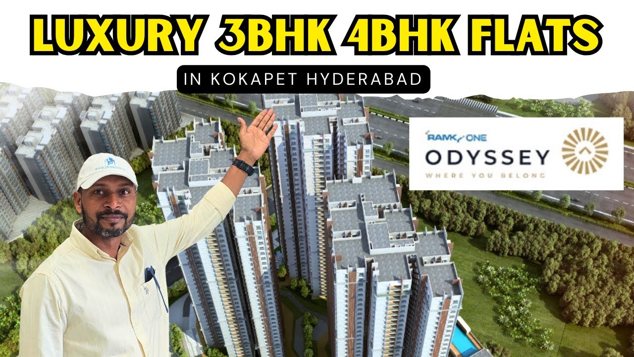 Luxury 3BHK 4BHK Flats In Kokapet Hyderabad | JD Realtors