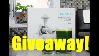 Invigorating Green Juice + Calmdo Juicer Giveaway | CaribbeanPot.com
