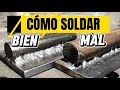 Cómo SOLDAR varilla redonda a pletina o planchuela con ELECTRODO REVESTIDO. 🔥🔥