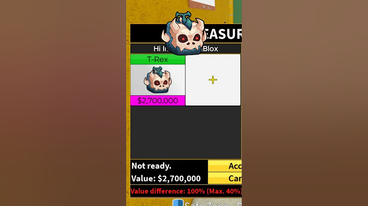 Trading T-Rex W or L Trade #roblox #bloxfruits #a0nepiecegame #trend